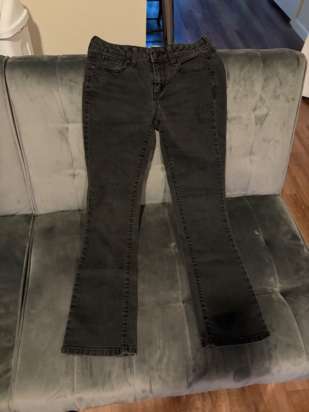 Dark Grey Bootcut Jeans